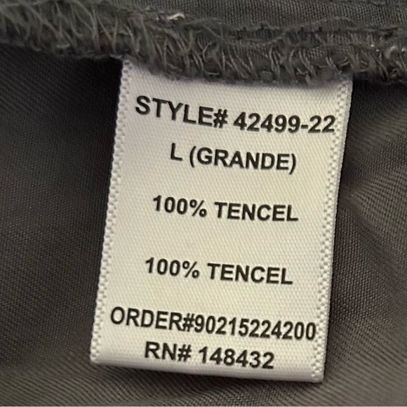 Be Cool Tencel Drawstring With Pockets Shorts in Dark Olive Sz L - Picture 9 of 9